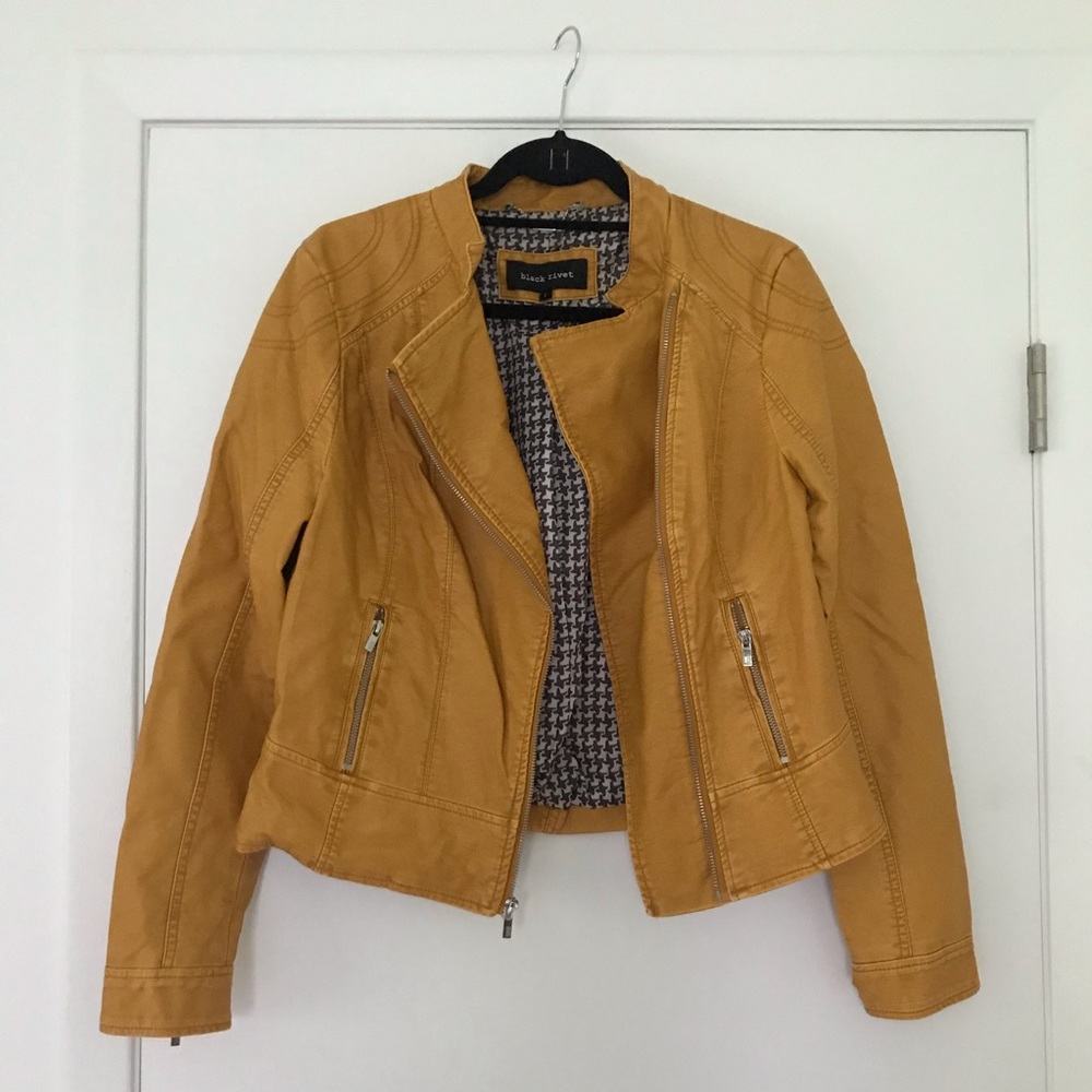 Faux Leather Jacket